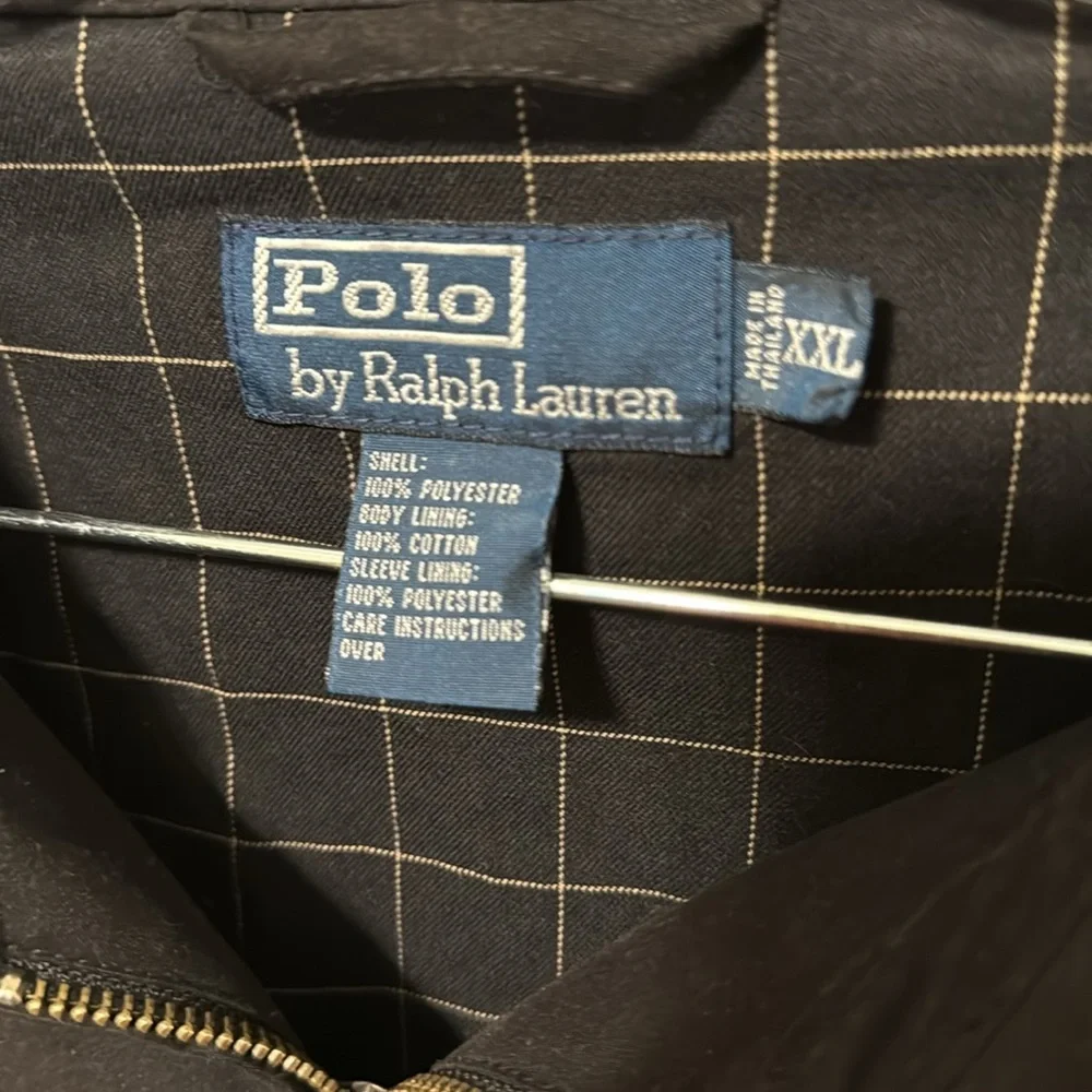 Polo by Ralph Lauren Men’s Black Lightweight Shirt Jacket/Windbreaker / Size XXL